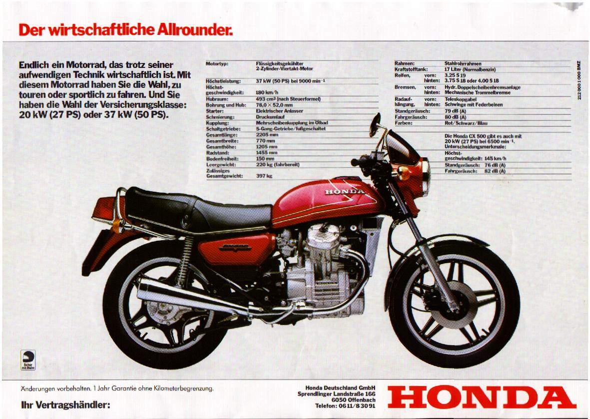 1980 honda on sale cx500 custom